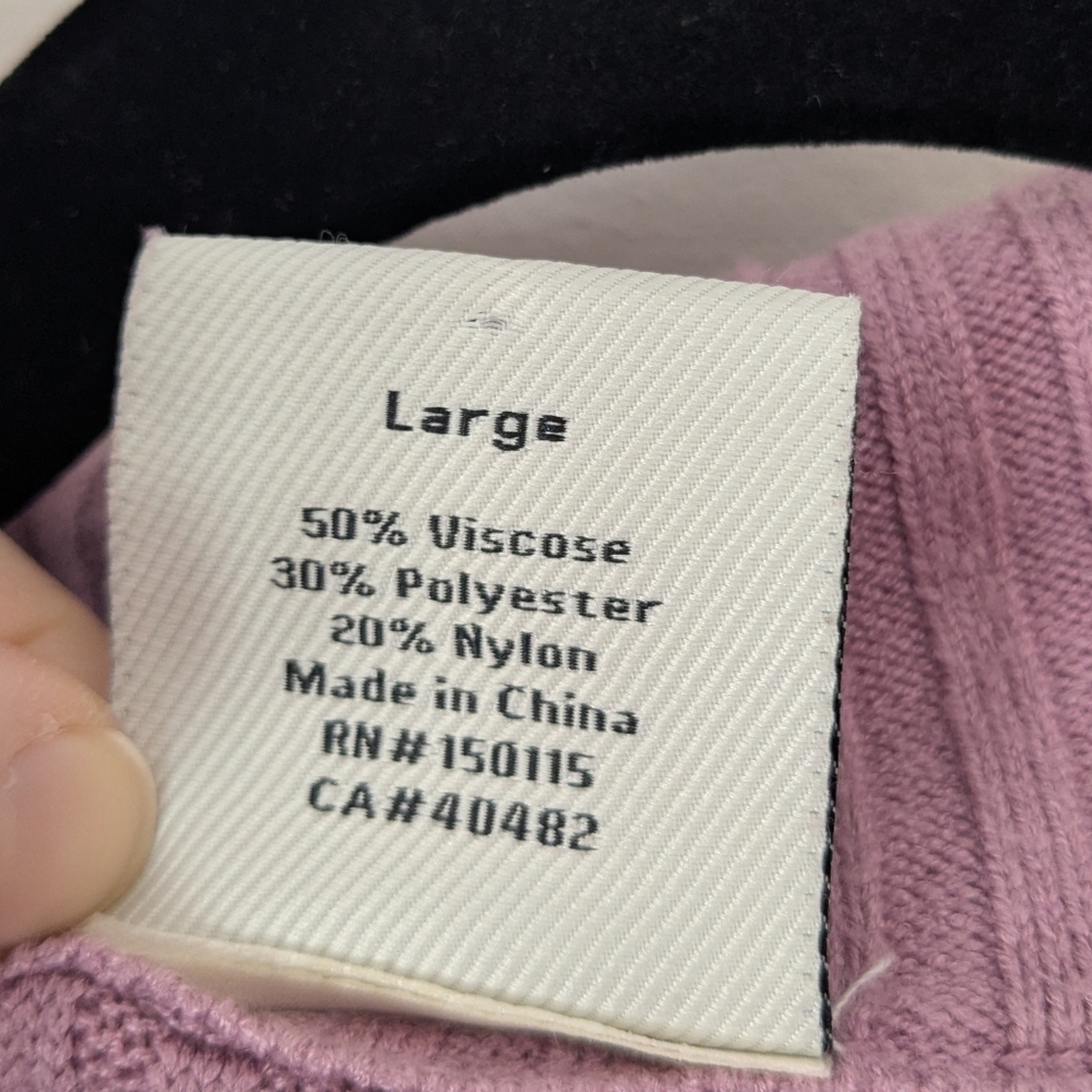Varley Reid Ribbed Half Zip Sweater In Pink - Picture 5 of 6